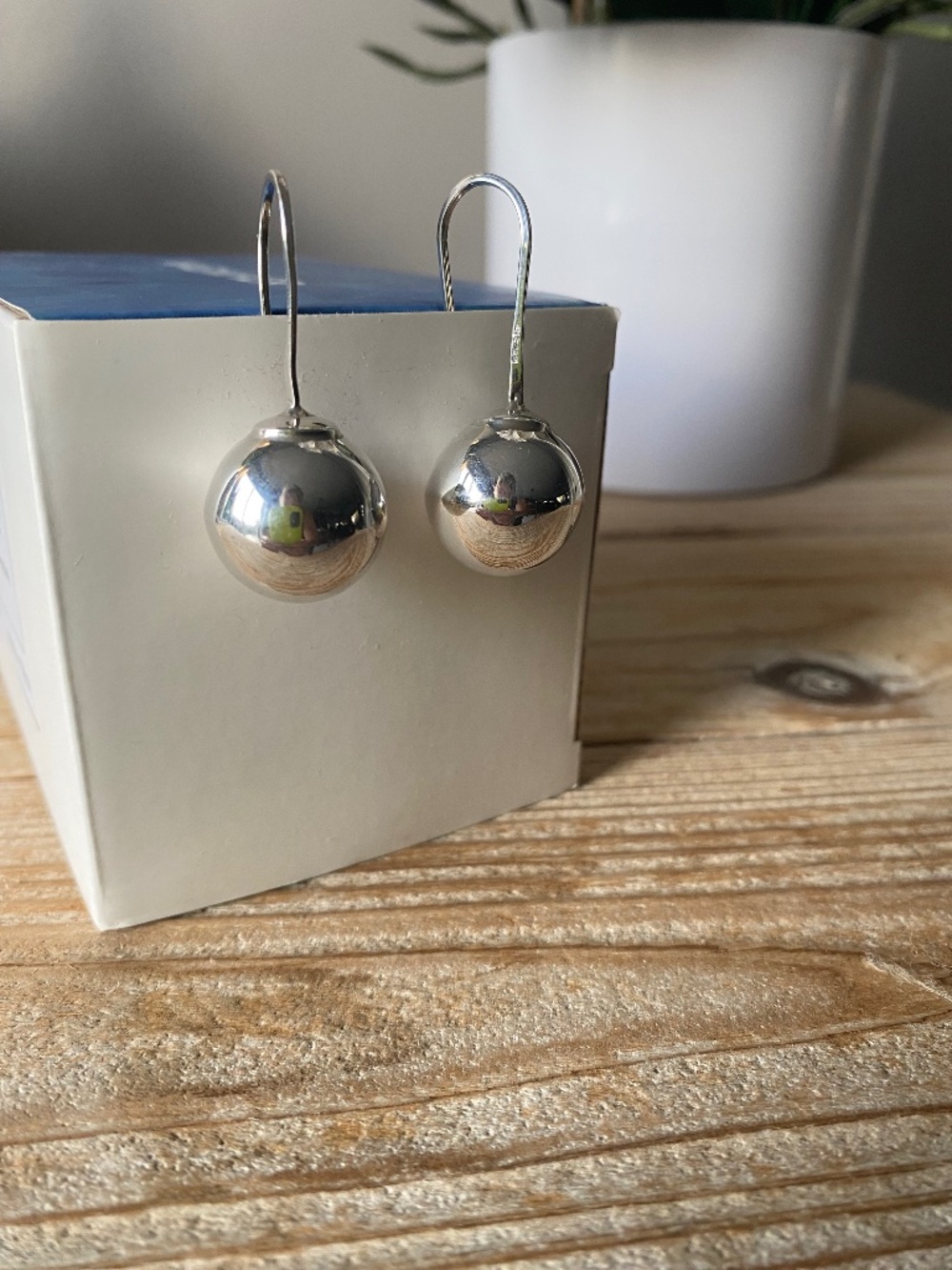 Sterling Silver Ball Earrings